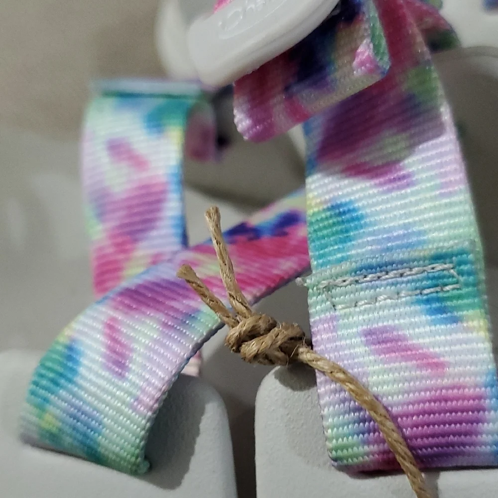 Chaco Kids Sandals with Multicolor Straps Blue Pink Yellow Purple